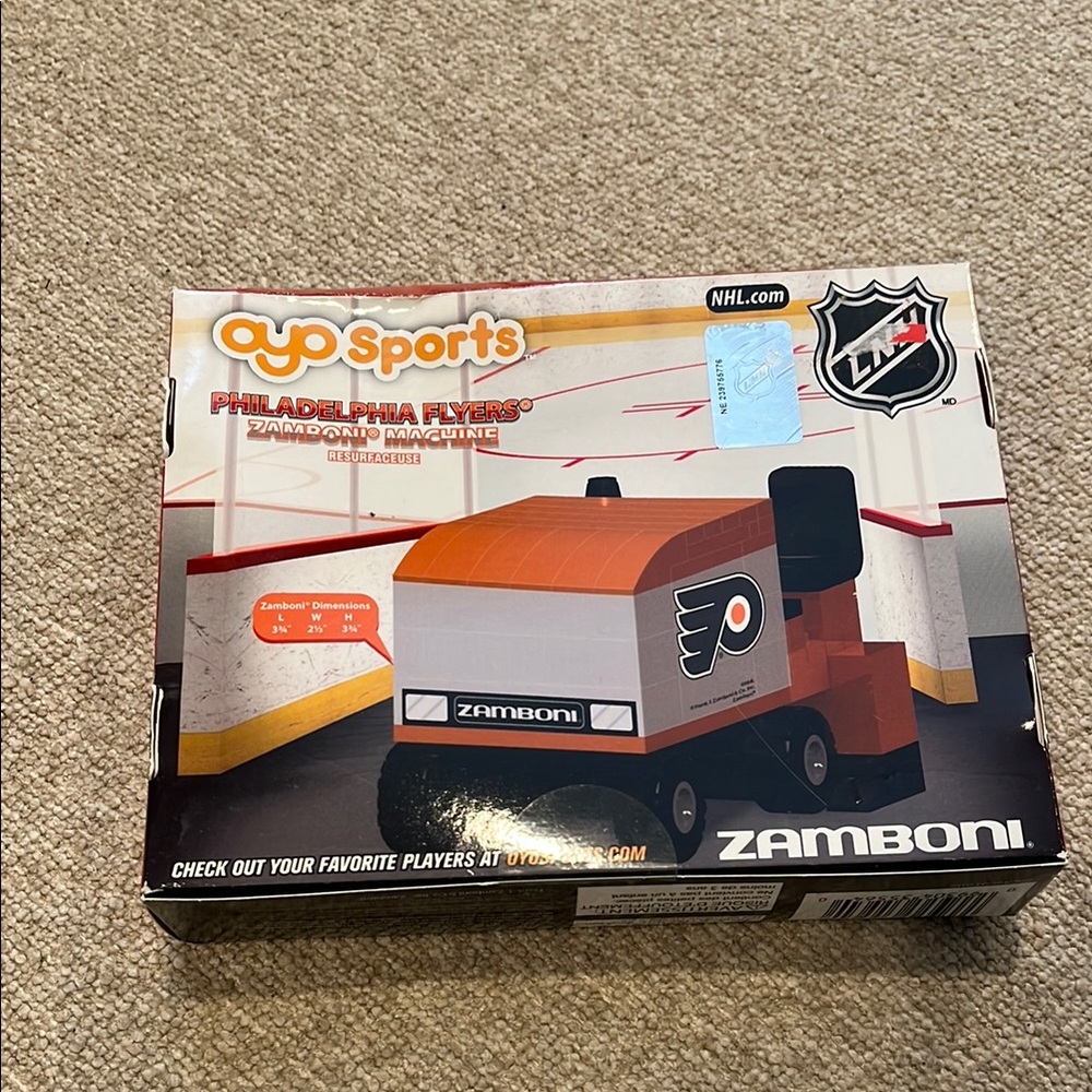 Philadelphia Flyers Zamboni Building Set - Orange and Black